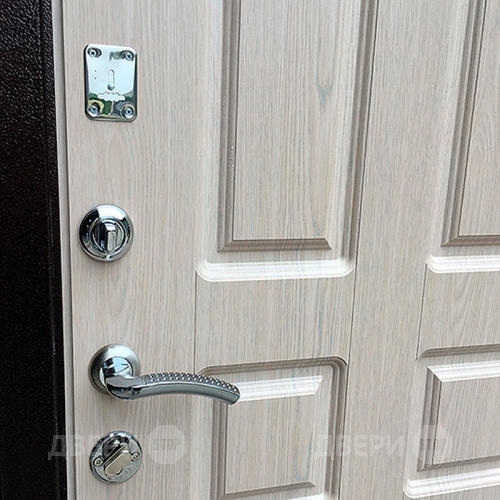 Входная металлическая Дверь Ратибор Комфорт Белёный дуб в Орехово-Зуево