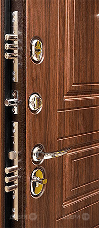 Входная металлическая Дверь Сударь МД-25 Орех бренди в Орехово-Зуево