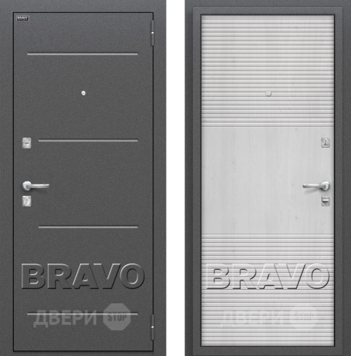 Входная металлическая Дверь Bravo Оптим Фит Pine Feelwood в Орехово-Зуево