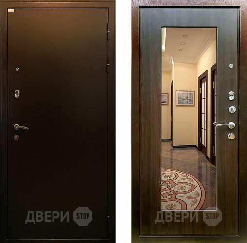 Входная металлическая Дверь Ратибор Милан зеркало Эковенге в Орехово-Зуево