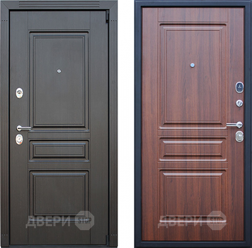 Входная металлическая Дверь АСД Гермес Орех бренди в Орехово-Зуево