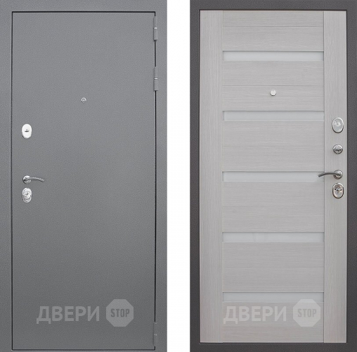 Входная металлическая Дверь Снедо Люкс Белая Лиственница 3К в Орехово-Зуево