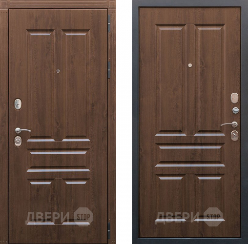 Входная металлическая Дверь Снедо Канцлер Винорит грецкий орех в Орехово-Зуево