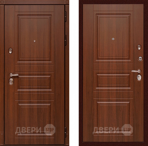 Входная металлическая Дверь Сударь МД-25 Орех бренди в Орехово-Зуево