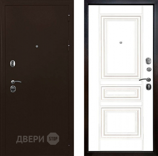 Входная металлическая Дверь Ратибор Рим 3К Белый матовый в Орехово-Зуево