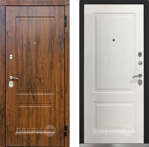 Входная металлическая Дверь Снедо V02 2К Альберо Браш Браун в Орехово-Зуево