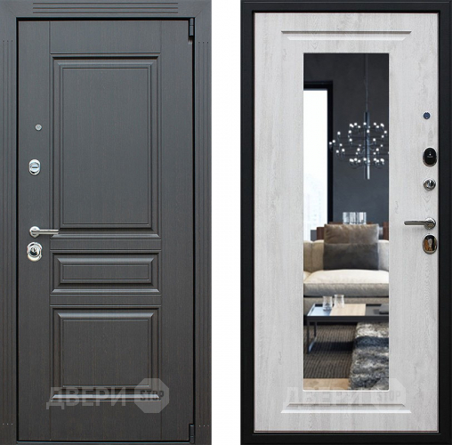 Входная металлическая Дверь АСД Гермес с зеркалом в Орехово-Зуево