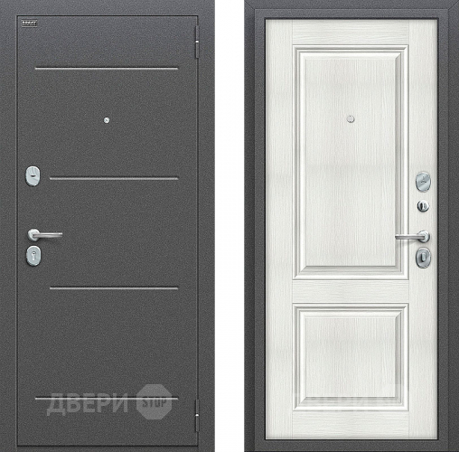 Входная металлическая Дверь Bravo Оптим Стиль Bianco Veralinga в Орехово-Зуево