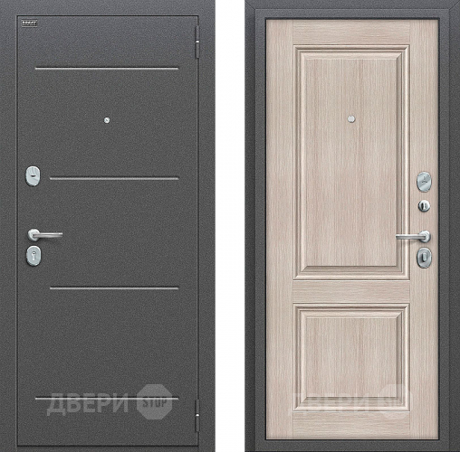 Входная металлическая Дверь Bravo Оптим Стиль Cappuccino Veralinga в Орехово-Зуево