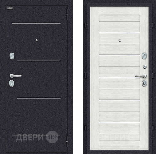 Входная металлическая Дверь Bravo Оптим Техно Bianco Veralinga в Орехово-Зуево