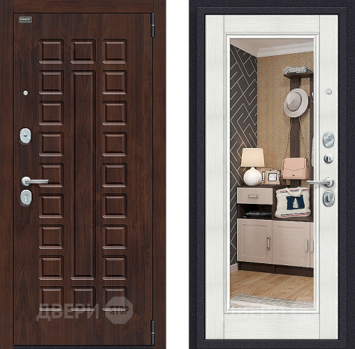 Дверь Bravo Оптим Урбан с зеркалом Bianco Veralinga в Орехово-Зуево