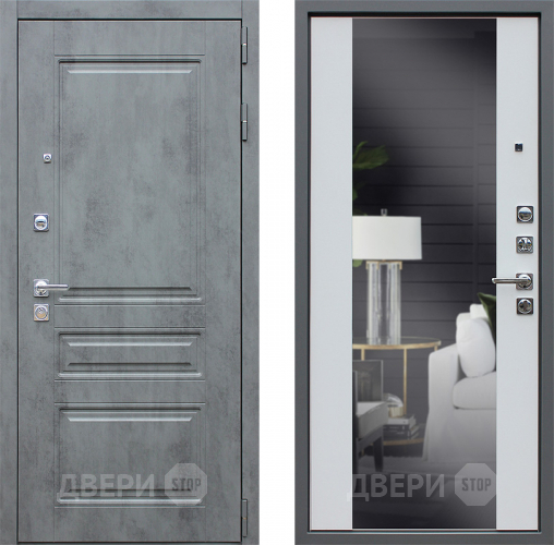 Входная металлическая Дверь АСД Лира с зеркалом  в Орехово-Зуево