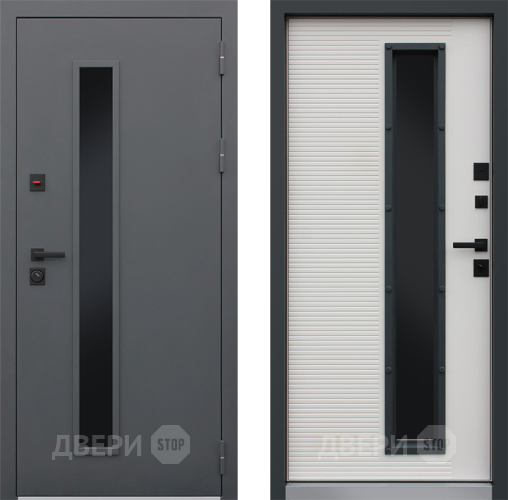 Входная металлическая Дверь АСД Trento с окном в Орехово-Зуево