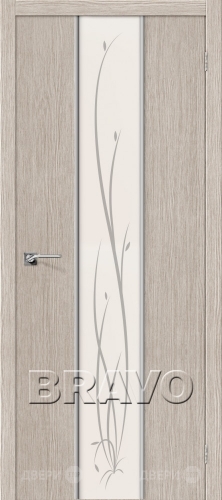 Межкомнатная дверь Глейс-2 Twig (3D Cappuccino) в Орехово-Зуево