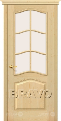 Межкомнатная дверь со стеклом М7 (Без отделки) в Орехово-Зуево