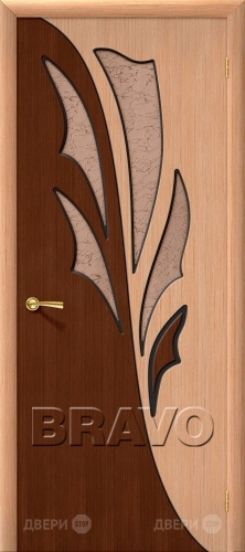 Межкомнатная дверь со стеклом Дуэт (Дуб) в Орехово-Зуево