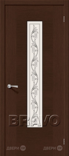 Межкомнатная дверь со стеклом Рондо (Венге) в Орехово-Зуево