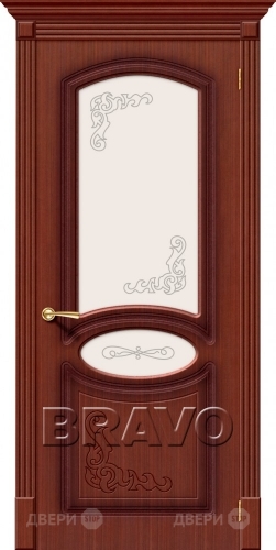 Межкомнатная дверь со стеклом Азалия (Макоре) в Орехово-Зуево