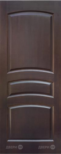 Межкомнатная дверь 16-ПГ темный лак в Орехово-Зуево