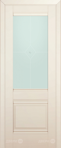 Межкомнатная дверь ProfilDoors 2U магнолия-сатинат (матовое) в Орехово-Зуево