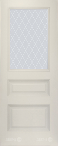 Межкомнатная дверь ProfilDoors 67U магнолия-сатинат (ромб) в Орехово-Зуево