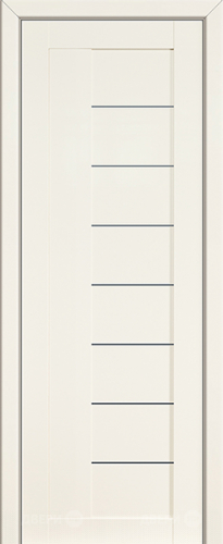 Межкомнатная дверь ProfilDoors 17L магнолия люкс (графит) в Орехово-Зуево