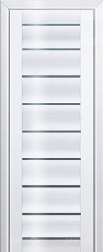 Межкомнатная дверь ProfilDoors 76L белый люкс (графит) в Орехово-Зуево
