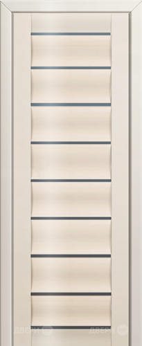 Межкомнатная дверь ProfilDoors 76L магнолия люкс (графит) в Орехово-Зуево