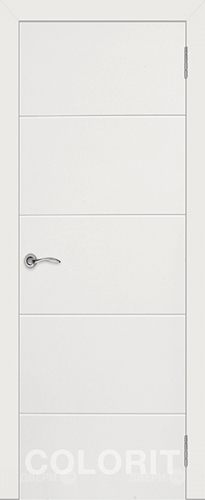 Межкомнатная дверь Граффити 2 ПГ белая эмаль в Орехово-Зуево