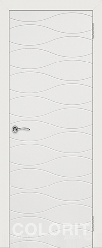 Межкомнатная дверь Граффити 3 ПГ белая эмаль в Орехово-Зуево