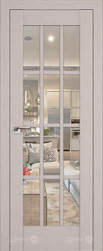 Межкомнатная дверь ProfilDoors 102X пекан белый (матовое) в Орехово-Зуево