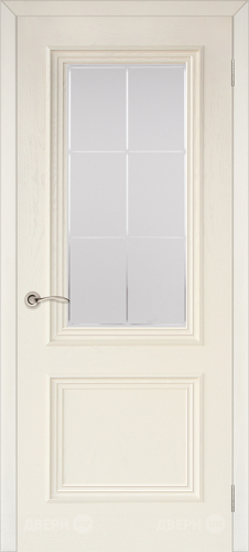 Межкомнатная дверь Валенсия-4 ПО слоновая кость в Орехово-Зуево