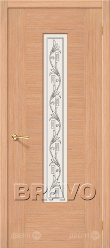 Межкомнатная дверь со стеклом Рондо (Дуб) в Орехово-Зуево