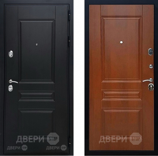 Входная металлическая Дверь Геркон (Gercon) Лондон панель МДФ Итальянский орех в Орехово-Зуево