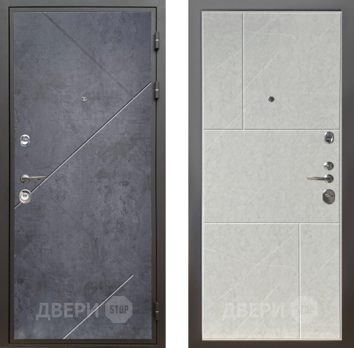 Дверь Шелтер (SHELTER) Комфорт Бетон урбан индиго 9 Гранит лава лайт в Орехово-Зуево