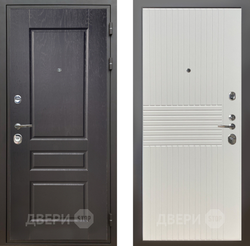 Входная металлическая Дверь Шелтер (SHELTER) Комфорт Дуб английский 10 Силк Сноу в Орехово-Зуево