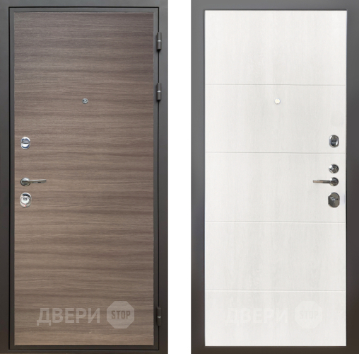 Входная металлическая Дверь Шелтер (SHELTER) Комфорт Дуб тоскано поперечный 7 Дуб филадельфия крем в Орехово-Зуево