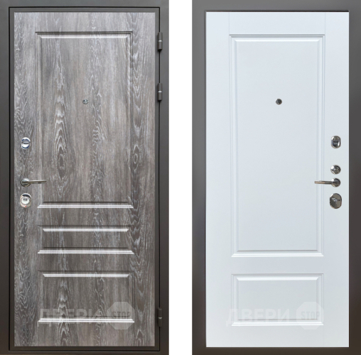 Дверь Шелтер (SHELTER) Комфорт Дуб шале серебро 4 Белый матовый в Орехово-Зуево