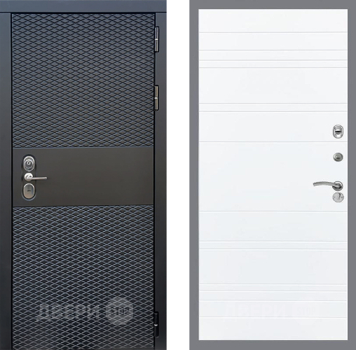 Входная металлическая Дверь Стоп БЛЭК CISA Лайн Силк Сноу в Орехово-Зуево