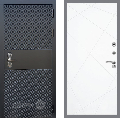 Входная металлическая Дверь Стоп БЛЭК CISA ФЛ-291 Силк Сноу в Орехово-Зуево