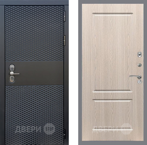 Входная металлическая Дверь Стоп БЛЭК CISA ФЛ-117 Беленый дуб в Орехово-Зуево