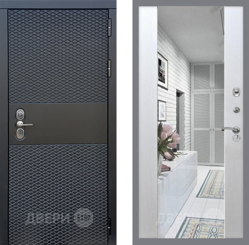 Дверь Стоп БЛЭК CISA Зеркало СБ-16 Лиственница беж в Орехово-Зуево