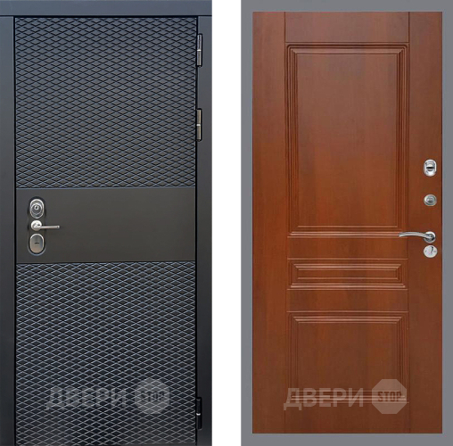 Входная металлическая Дверь Стоп БЛЭК CISA ФЛ-243 Итальянский орех в Орехово-Зуево