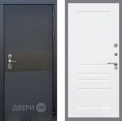 Входная металлическая Дверь Стоп БЛЭК CISA ФЛ-243 Силк Сноу в Орехово-Зуево