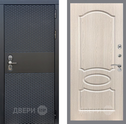 Входная металлическая Дверь Стоп БЛЭК CISA ФЛ-128 Беленый дуб в Орехово-Зуево