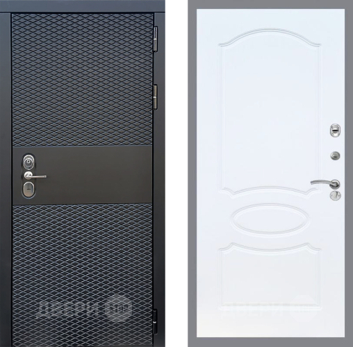 Входная металлическая Дверь Стоп БЛЭК CISA ФЛ-128 Белый ясень в Орехово-Зуево