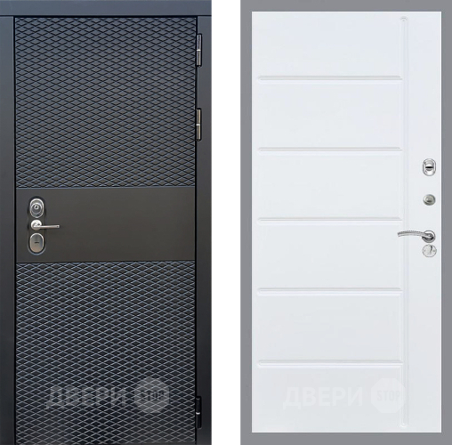 Входная металлическая Дверь Стоп БЛЭК CISA ФЛ-102 Белый ясень в Орехово-Зуево