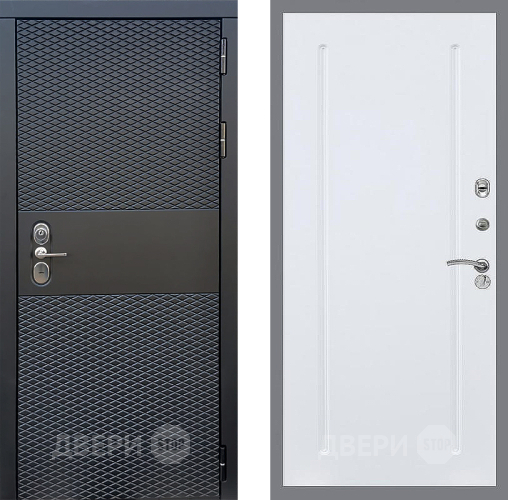 Входная металлическая Дверь Стоп БЛЭК CISA ФЛ-68 Силк Сноу в Орехово-Зуево