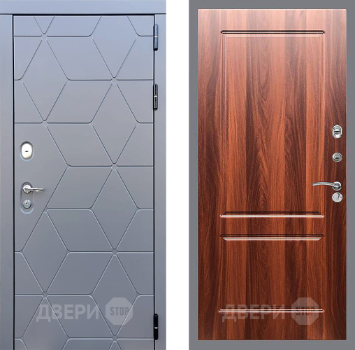 Входная металлическая Дверь Стоп КОСМО ФЛ-117 Итальянский орех в Орехово-Зуево