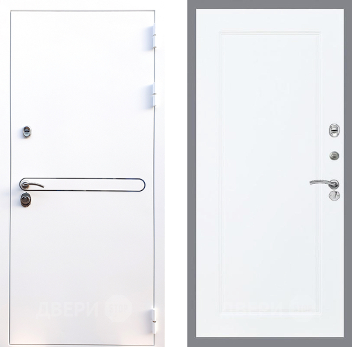 Входная металлическая Дверь Стоп Лайн Вайт ФЛ-119 Силк Сноу в Орехово-Зуево